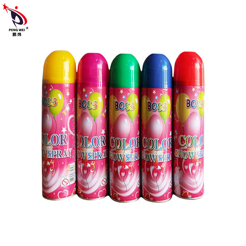 Grátis Festa de Simulação Colorida Spray de Neve 52*185mm Para Festa Divertida